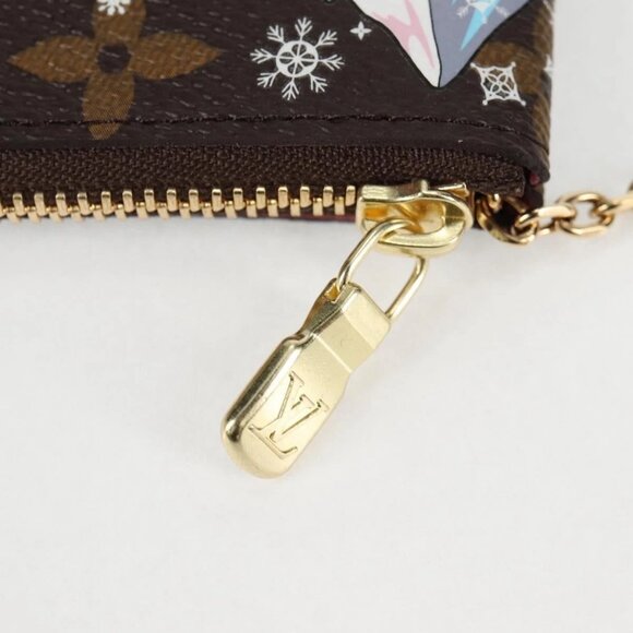 LOUIS VUITTON Vivienne Ice Skating Pochette Cles Coin Purse M82620 Auth 131842M - Picture 8 of 16